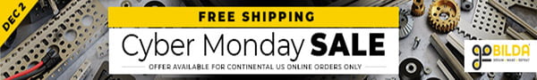 goBILDA Cyber Monday Sale