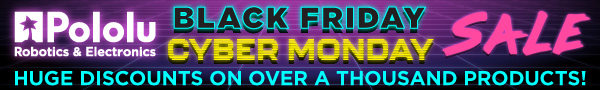 Pololu Black Friday Sale